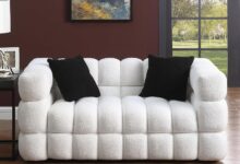 Our Honest Take on the 62″ Cloud Couch Boucle Loveseat Review