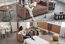 Why We Love Our 55″ Convertible Futon Sofa Bed with Extras
