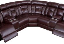 How Our Brown Leather Reclining Sectional Transformed Our Space