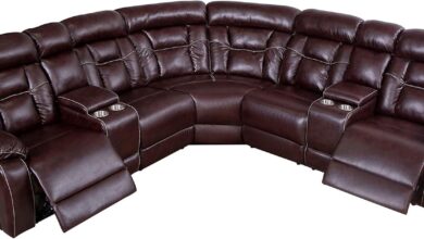 How Our Brown Leather Reclining Sectional Transformed Our Space