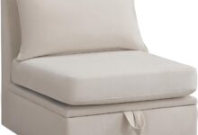 How We Found Comfort and Storage in This Beige Modular Sofa