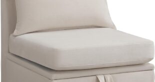 How We Found Comfort and Storage in This Beige Modular Sofa