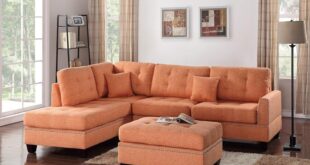 Our Take on the Citrus Color 3-Piece Reversible Sectional Sofa