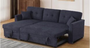 How We Elevated Our Space with the Meowz Dark Blue Sofa Bed