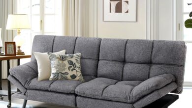 How We Transformed Our Small Space with the MUUEGM Futon Sofa Bed