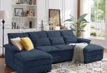 Why We Love Our Modular 110″ U-Shaped Sectional Sofa