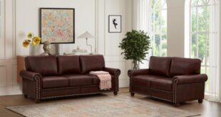 Our Thoughtful Review: Elegant & Sturdy Burgundy Sofa for Every Space
