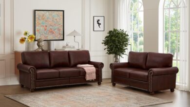 Our Thoughtful Review: Elegant & Sturdy Burgundy Sofa for Every Space