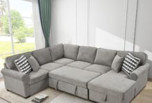 Our Take on the 117″ U-Shape Sectional Sleeper Sofa with Storage