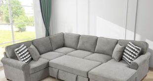 Our Take on the 117″ U-Shape Sectional Sleeper Sofa with Storage