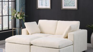 How We Transformed Our Space with This Modular Loveseat Sofa Set