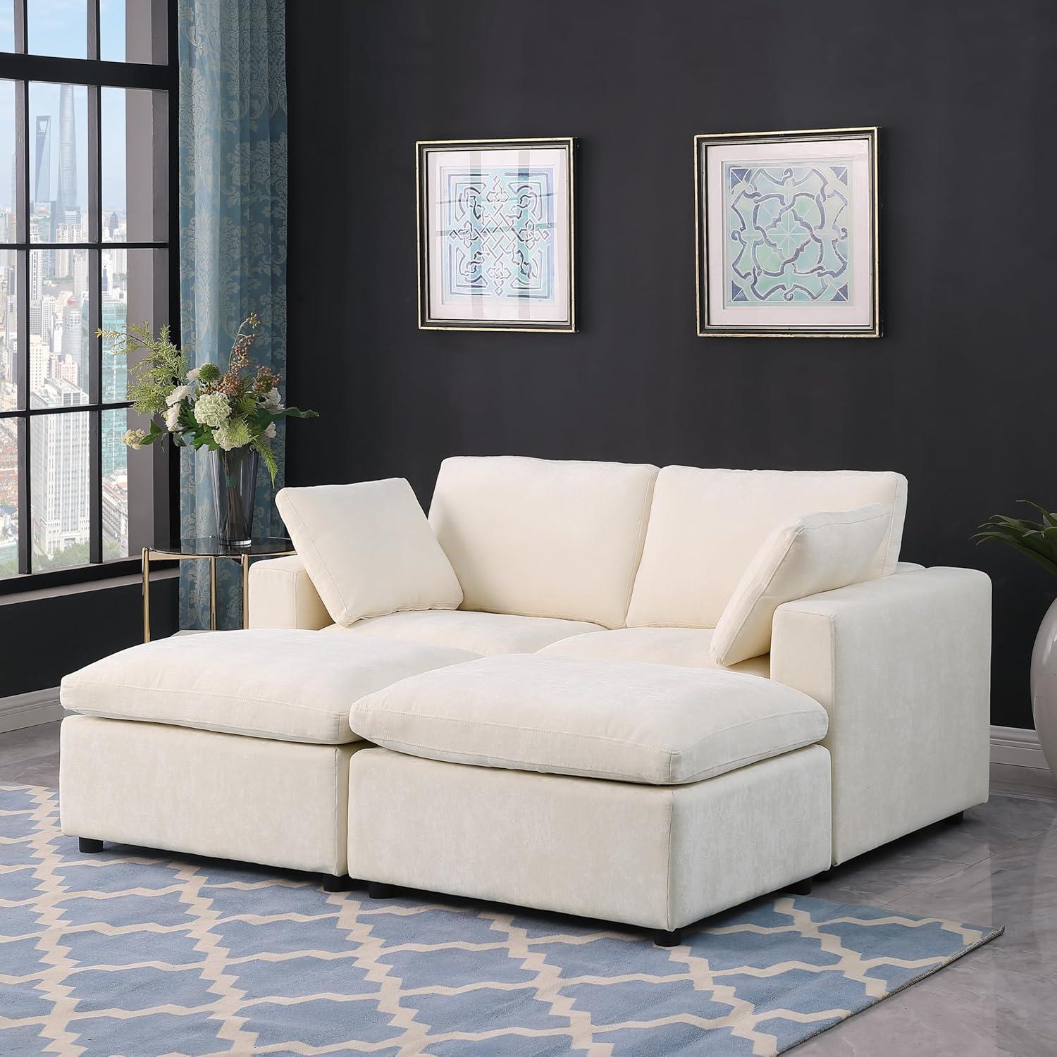 How We Transformed Our Space with This Modular Loveseat Sofa Set