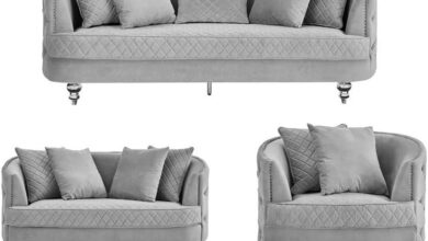 Our Honest Take: Moderns Velvet Cushioned Sofa in Beige/Orange