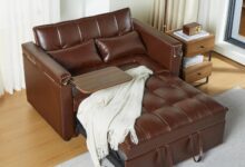 Our Honest Take on the Weselon 3-in-1 Leather Sleeper Sofa Bed