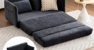 Our Honest Take on the 2-in-1 Chenille Futon Sofa Bed
