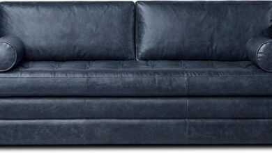 Why We Love the POLY & BARK Napa 82 Leather Sleeper Sofa