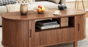 How Our Mid-Century Walnut Coffee Table Transformed Our Living Room