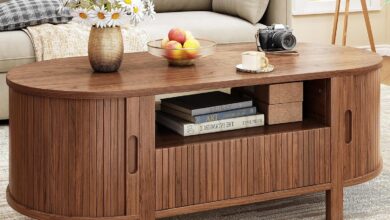 How Our Mid-Century Walnut Coffee Table Transformed Our Living Room