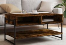 Our Take on the Stylish & Functional Smoked Oak Coffee Table