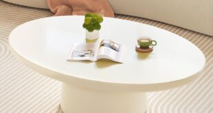 Why We Love Our Cream White Oval Coffee Table: Stylish & Sturdy