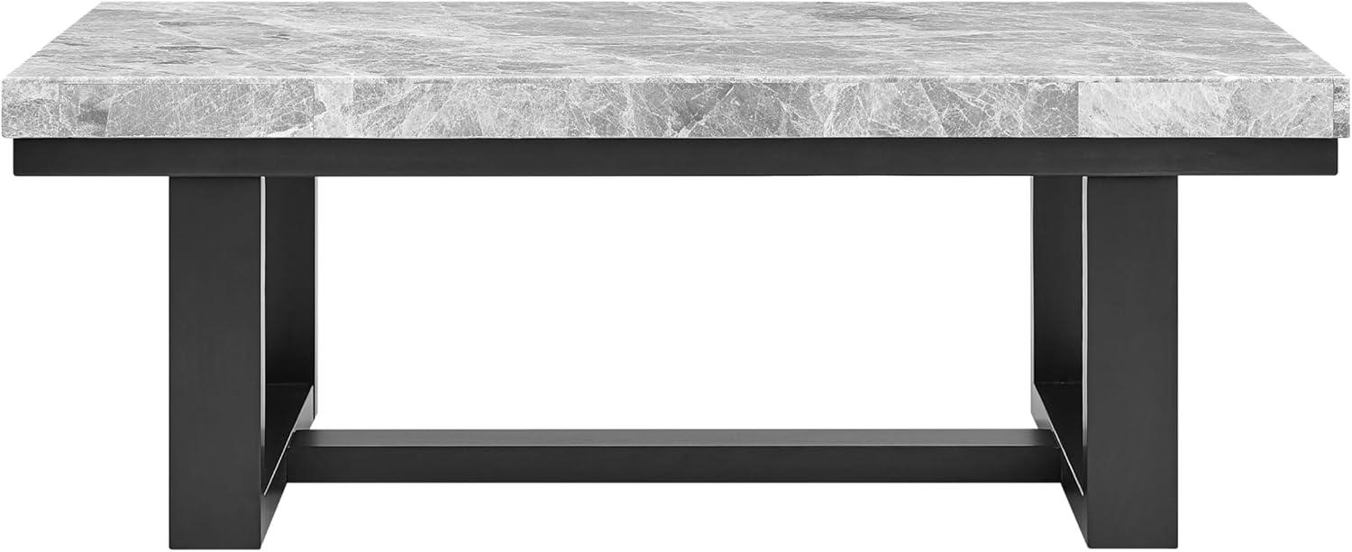 Why We Love the Steve Silver Lucca Gray Marble Cocktail Table