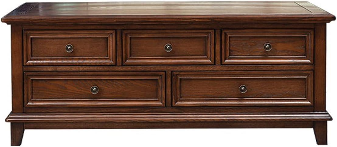 Our Honest Take: Rustic Rectangle Coffee Table with Storage