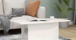 Our Take on the Sleek High Gloss White Coffee Table with Storage