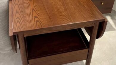 How We Transformed Our Space with This Foldable Wood Coffee Table