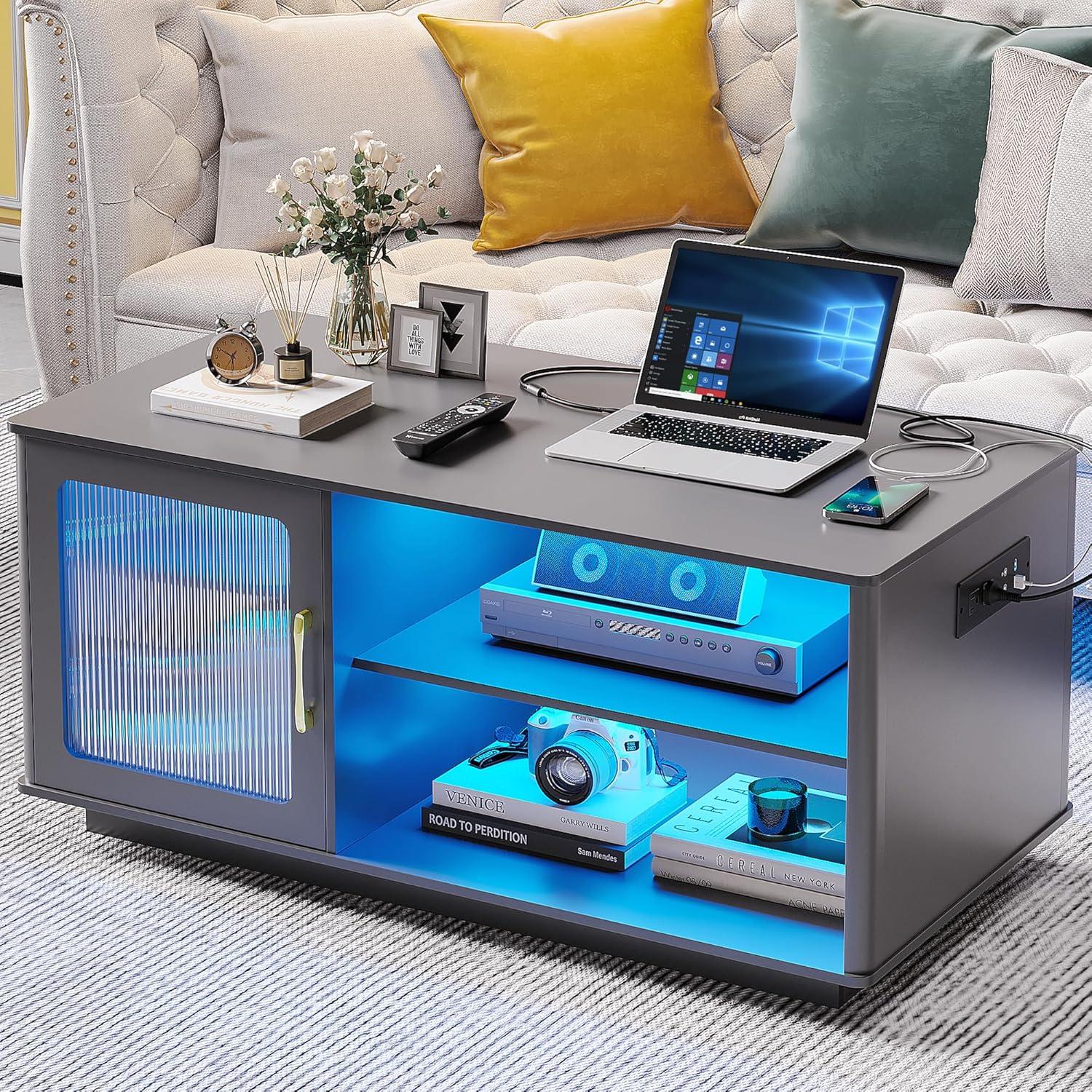 How Our Auto Sensor LED Coffee Table Transformed Our Living Space