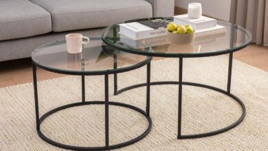 Our Take on the Sleek Belarus Glass Coffee Table Set