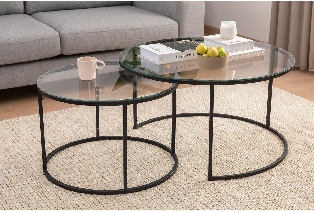Our Take on the Sleek Belarus Glass Coffee Table Set
