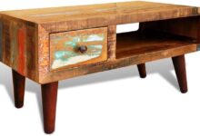 Why We Love vidaXL’s Handmade Antique Coffee Table: A Rustic Charm