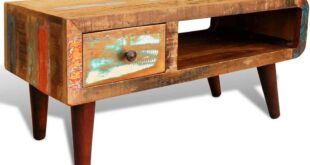 Why We Love vidaXL’s Handmade Antique Coffee Table: A Rustic Charm