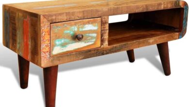 Why We Love vidaXL’s Handmade Antique Coffee Table: A Rustic Charm