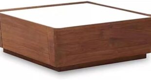 Our Take on the Nordic Black Walnut Slate Coffee Table Charm