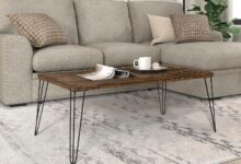 Why We Love the Lexicon Ellwell Coffee Table’s Rustic Charm
