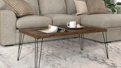 Why We Love the Lexicon Ellwell Coffee Table’s Rustic Charm