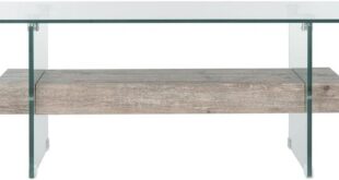 Why We Love the Safavieh Kayley Glass Coffee Table in Our Space