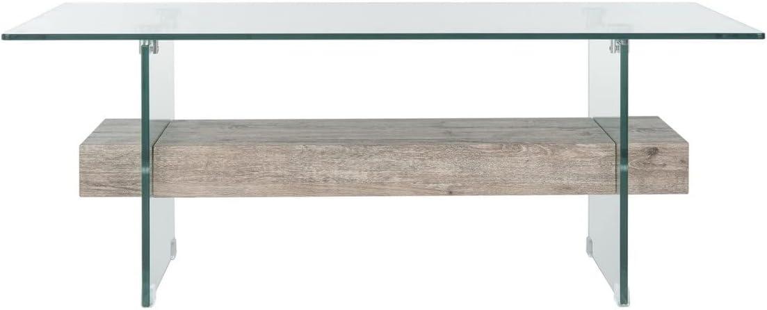 Why We Love the Safavieh Kayley Glass Coffee Table in Our Space