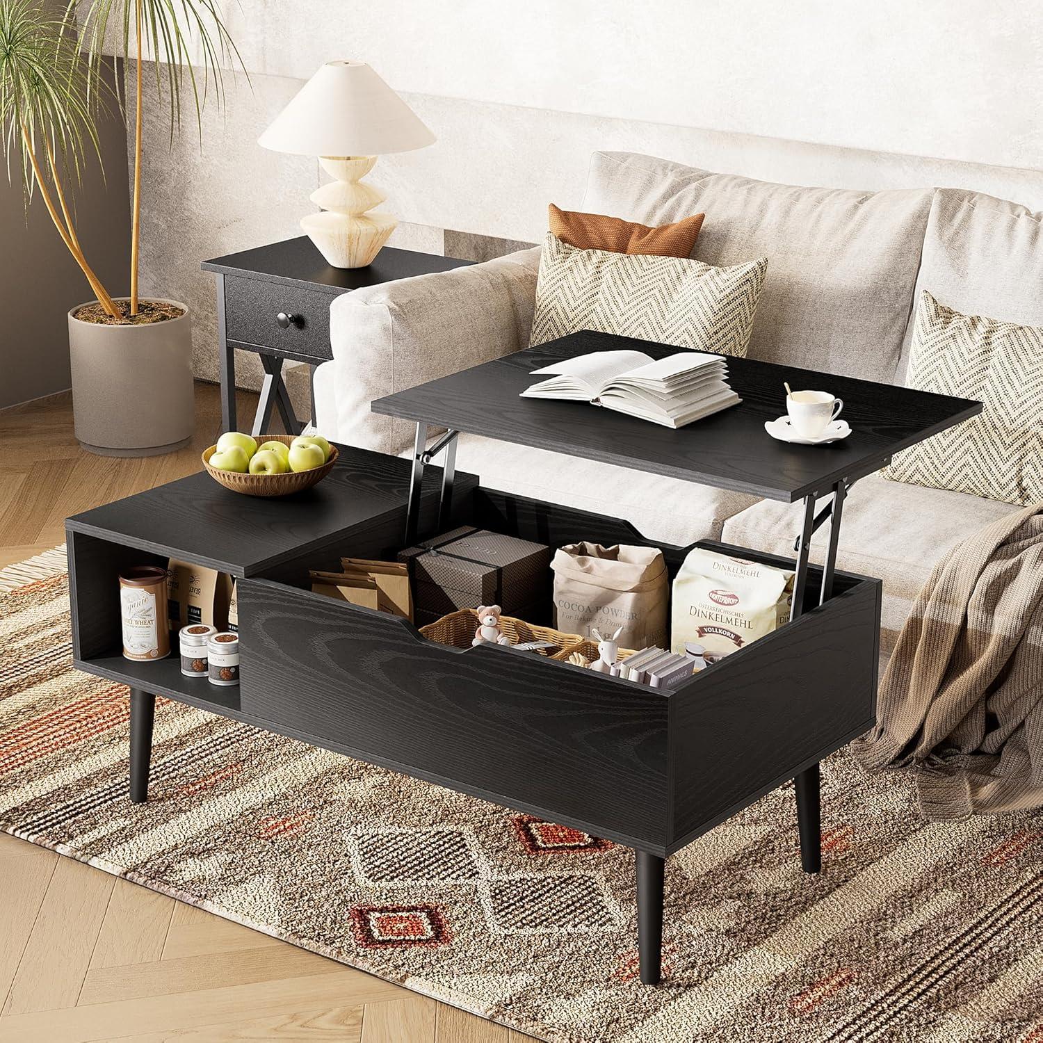 Our Honest Take on the NEWBULIG Lift Top Coffee Table’s Versatility