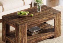 Why We Love the Tribesigns Rustic Coffee Table for Our Space