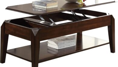 How We Loved the Versatile Acme Docila Walnut Lift Top Table