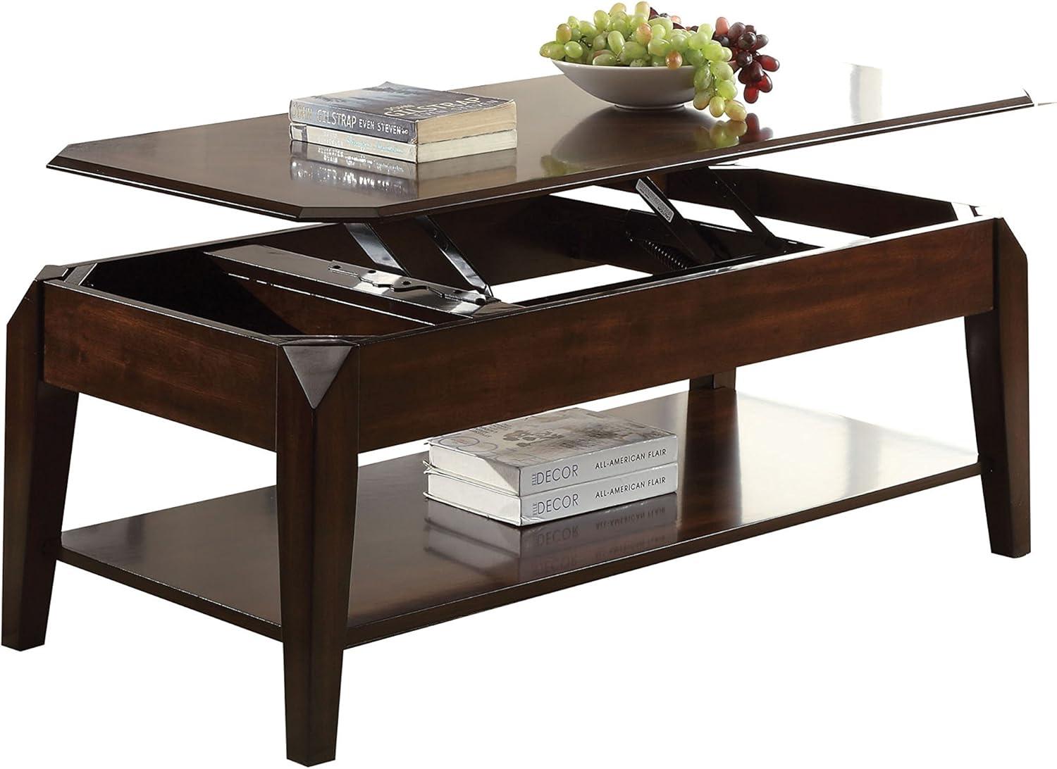 How We Loved the Versatile Acme Docila Walnut Lift Top Table