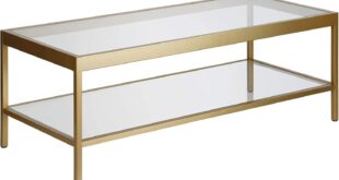Our Take on the Henn&Hart 45″ Brass Coffee Table: Sleek & Sturdy