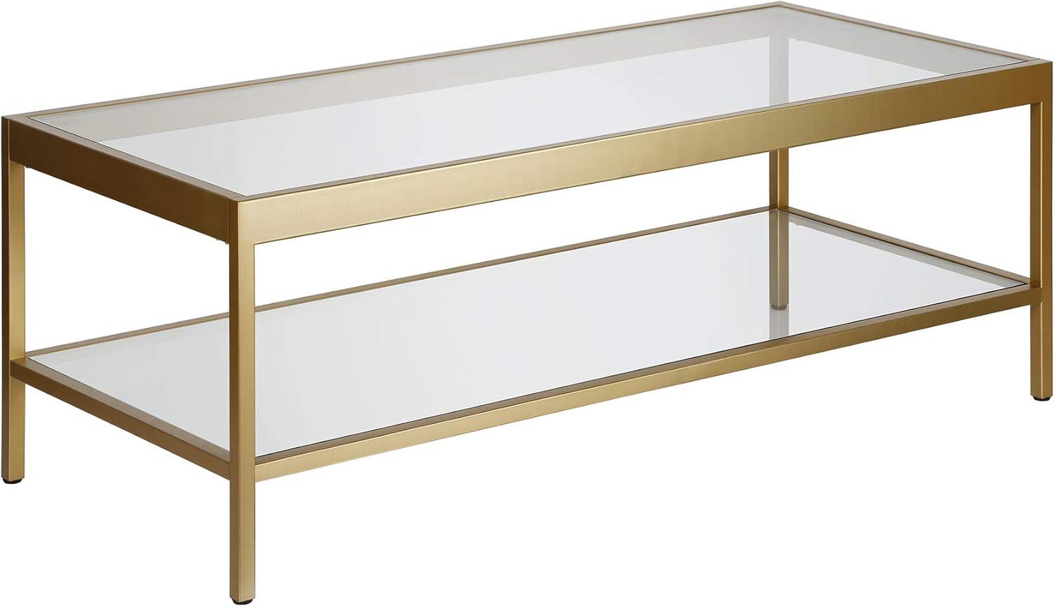 Our Take on the Henn&Hart 45″ Brass Coffee Table: Sleek & Sturdy