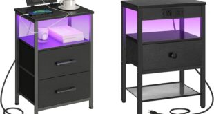 How We Organized Our Bedroom with HOOBRO’s LED Nightstand