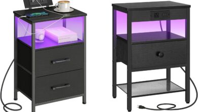 How We Organized Our Bedroom with HOOBRO’s LED Nightstand