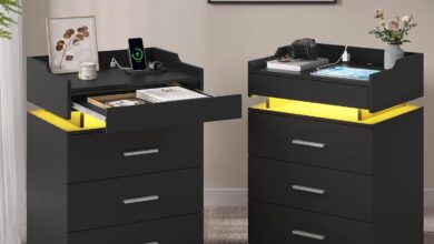 How Our Black Nightstand Set Transformed Bedroom Storage & Charging