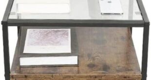 Our Honest Take on the Industrial Glass Metal Bedside Table