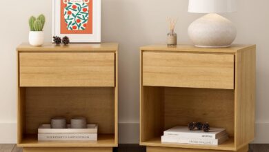 How We Found Style and Space in These Farmhouse Nightstands